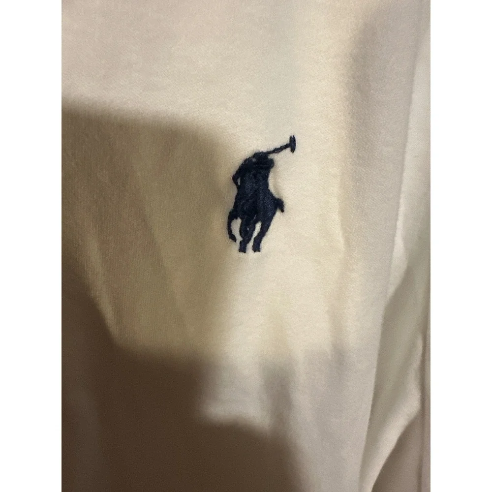 Polo Ralph Lauren Pima Soft Touch Polo Shirt White Mens Large Short Sleeve